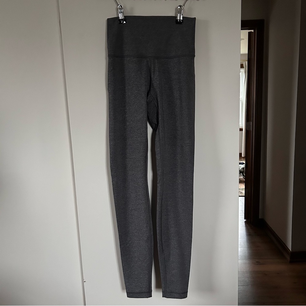 Lululemon Gray Wunder Under Leggings